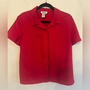 FINAL PRICE Style&Co short sleeved top 100% linen size 16P